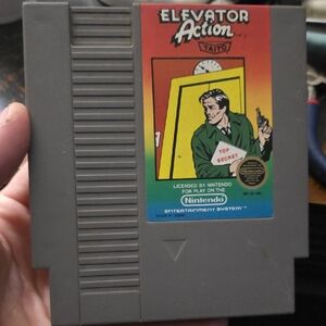 Nintendo Elevator Action NES Game Cartridge - Gray